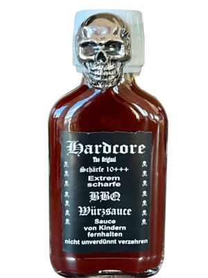 Hardcore - Extrem scharfe BBQ Würzsauce 95ml (1L €157,68)