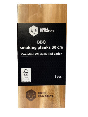 BBQ-Grill-Räucherplanke 30 cm (2 Stück) von GRILL FANATICS